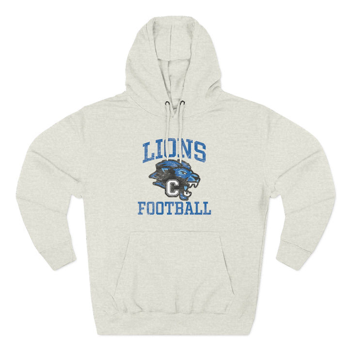 Canton Lions Football &amp; Cheer Unisex Adult Premium Hoodie Sweatshirt - Lions Football Design
