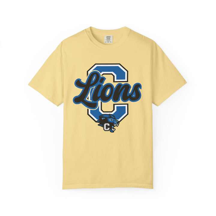Canton Lions Football &amp; Cheer Unisex Adult Premium T-Shirt - Big C Design