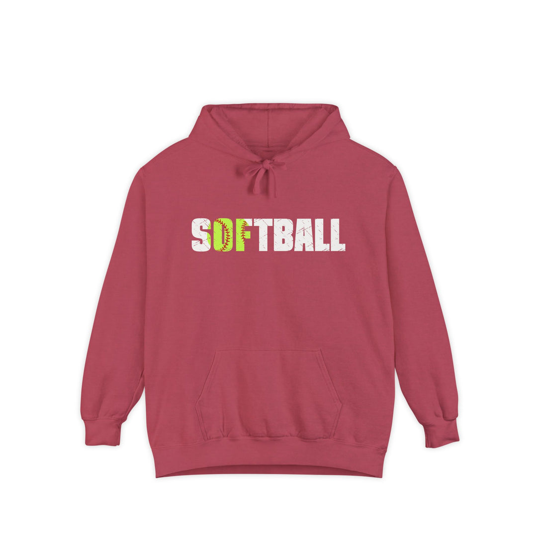 Softball Unisex Adult Premium Hooded Sweatshirt