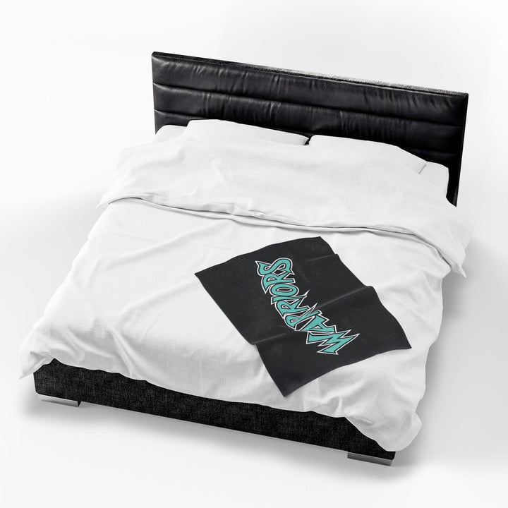 Warriors Velveteen Plush Blanket