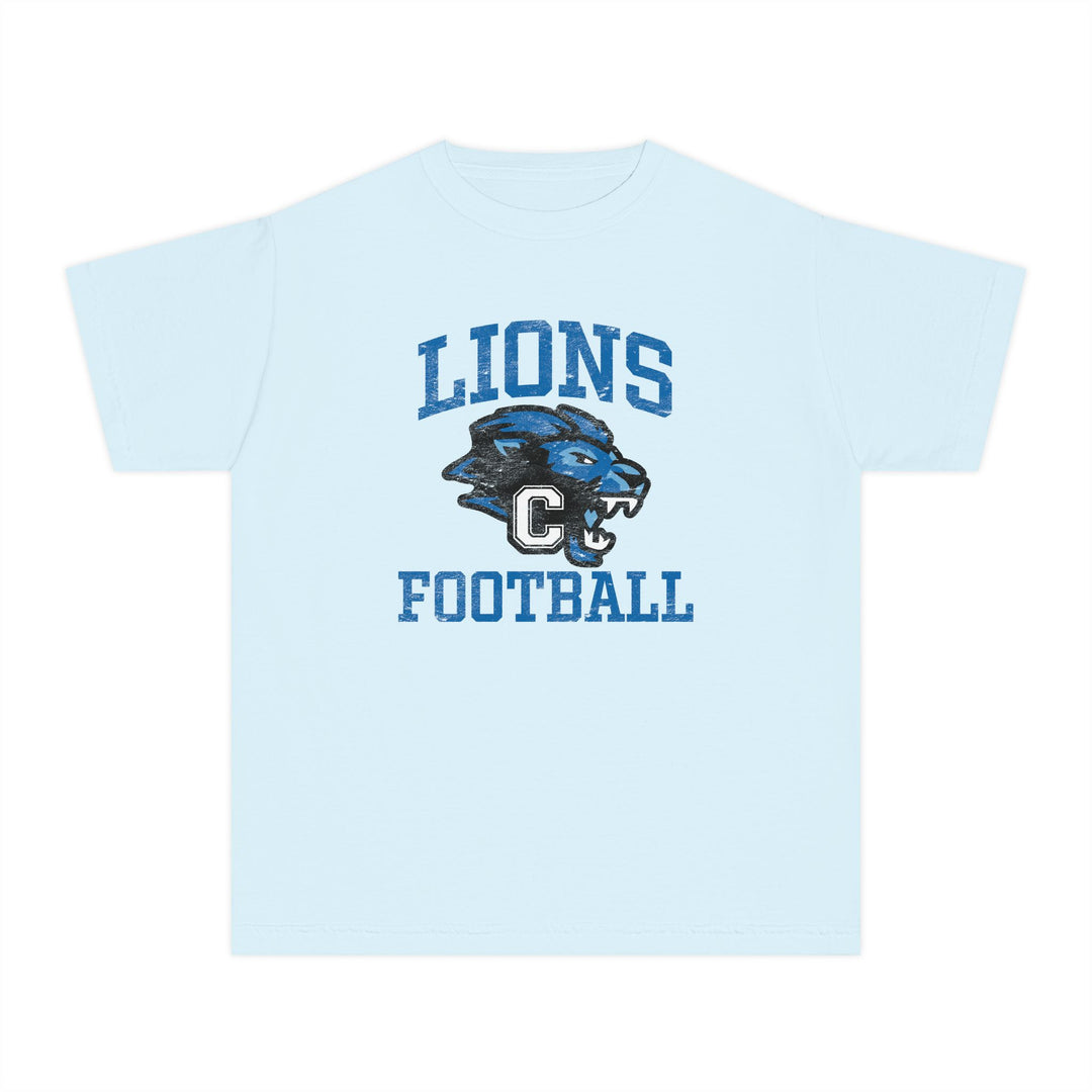 Canton Lions Football &amp; Cheer Unisex Youth Premium T-Shirt - Lions Football Design