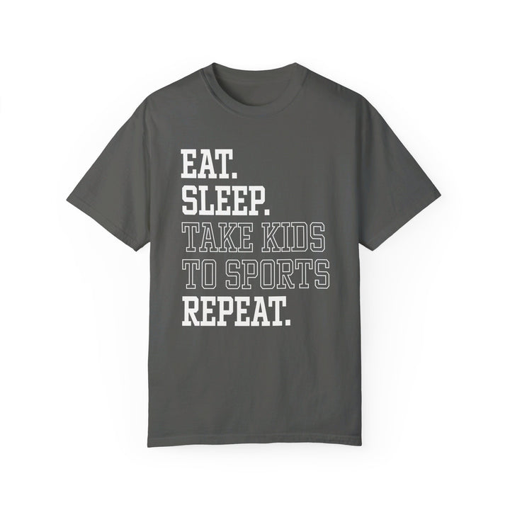 Eat Sleep Take Kids To Sports Repeat Unisex Adult Premium T-Shirt