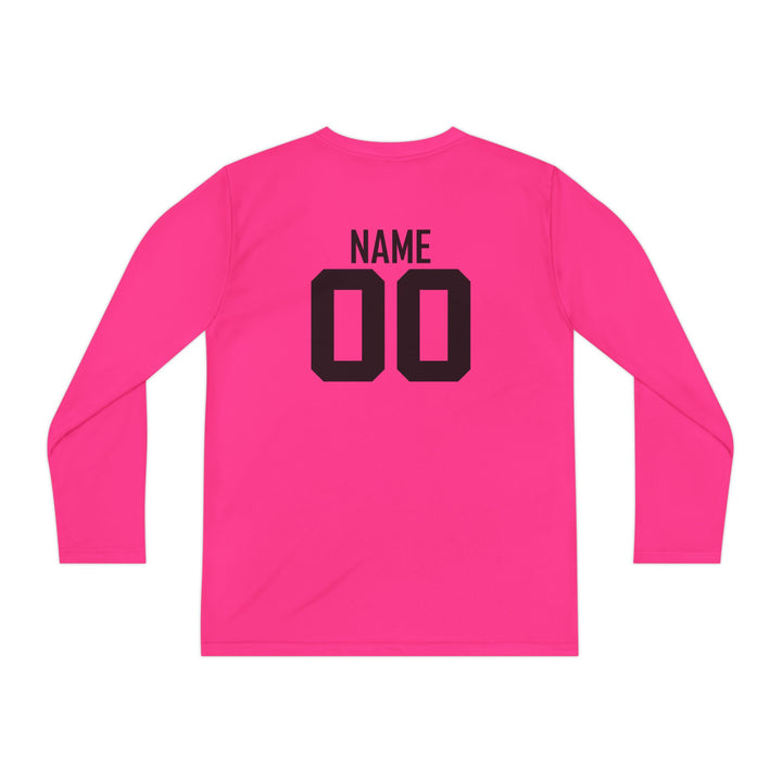 Unisex Youth Long Sleeve Moisture Wicking Shirt