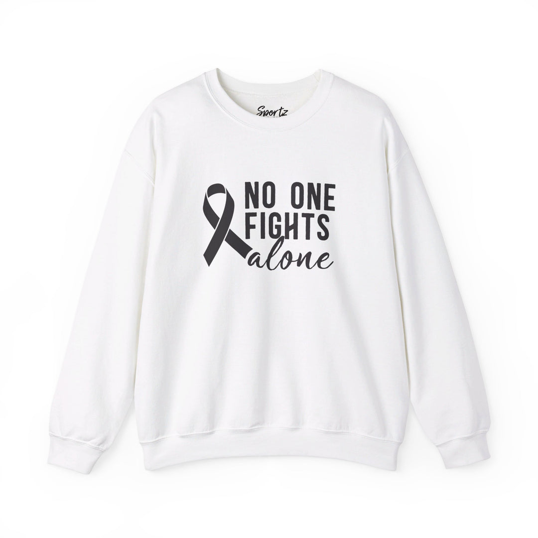 No One Fights Alone Adult Unisex Crewneck Sweatshirt