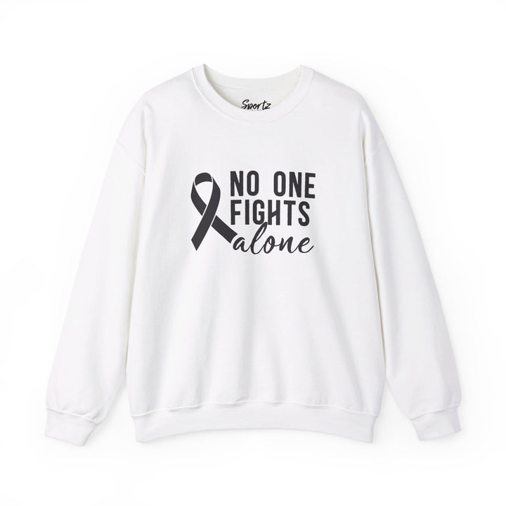 No One Fights Alone Adult Unisex Crewneck Sweatshirt