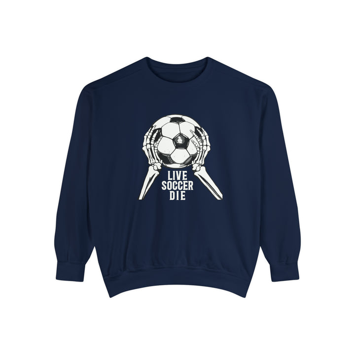 Live Soccer Die Unisex Adult Premium Crewneck Sweatshirt