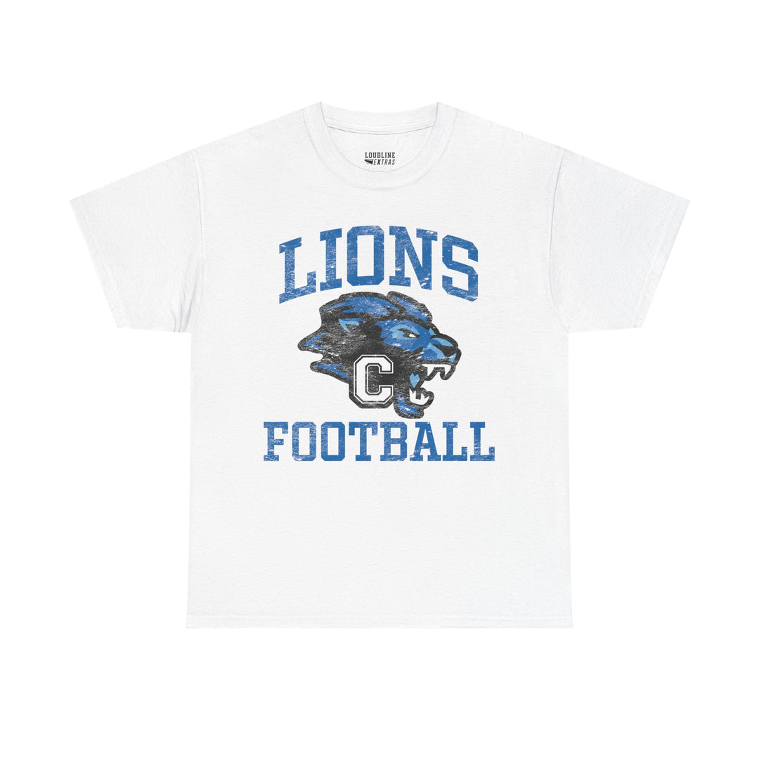 Canton Lions Football &amp; Cheer Unisex Adult Gildan Standard T-Shirt - Lions Football Design
