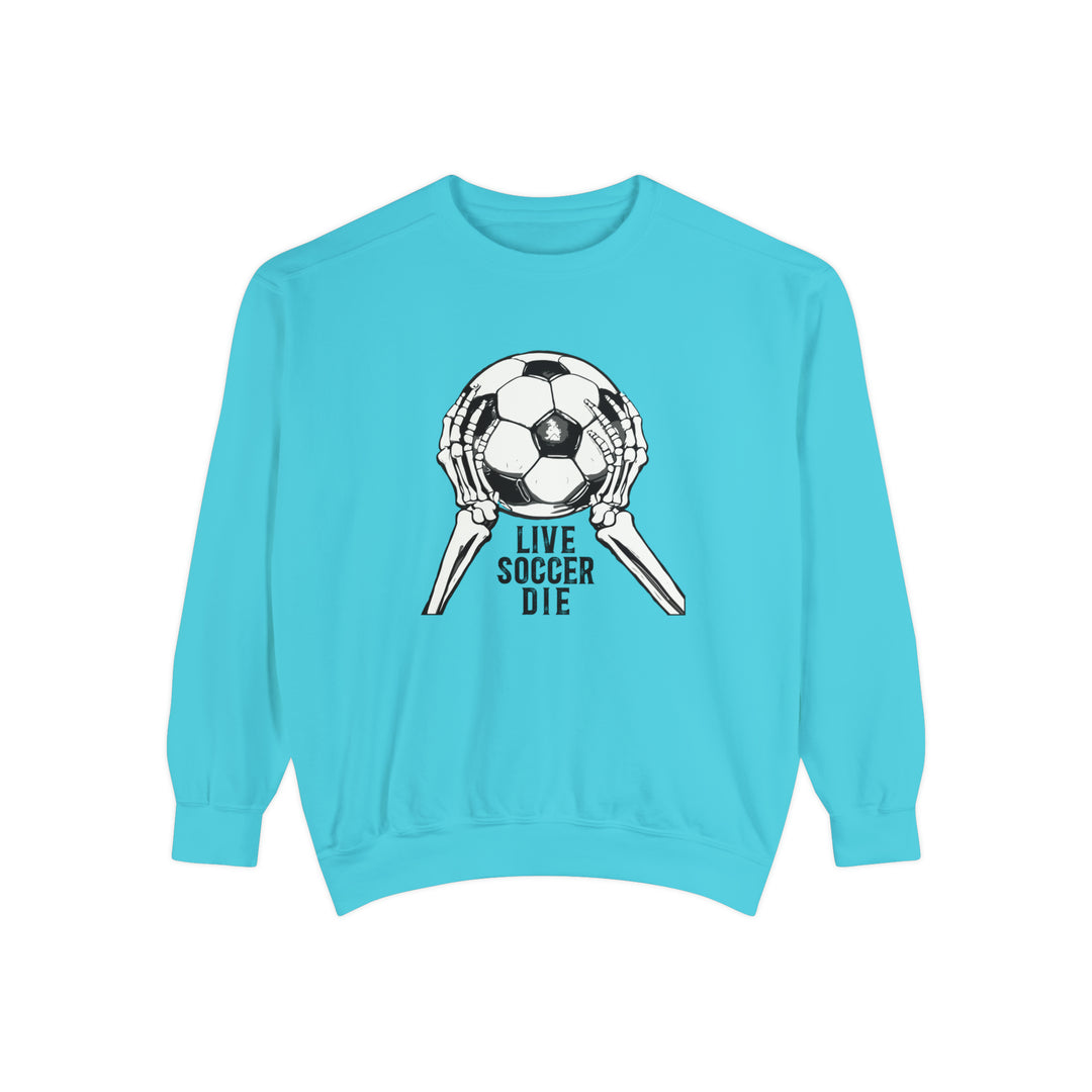 Live Soccer Die Unisex Adult Premium Crewneck Sweatshirt