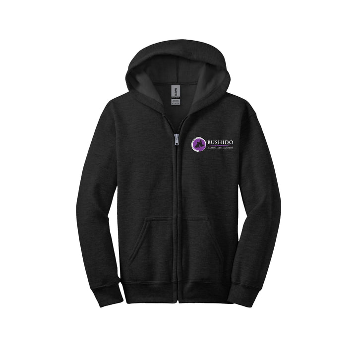 Bushido Martial Arts Academy Youth Unisex Full Zip Hoodie