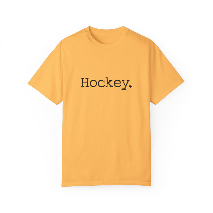 Typewriter Design Hockey Unisex Adult Premium T-Shirt