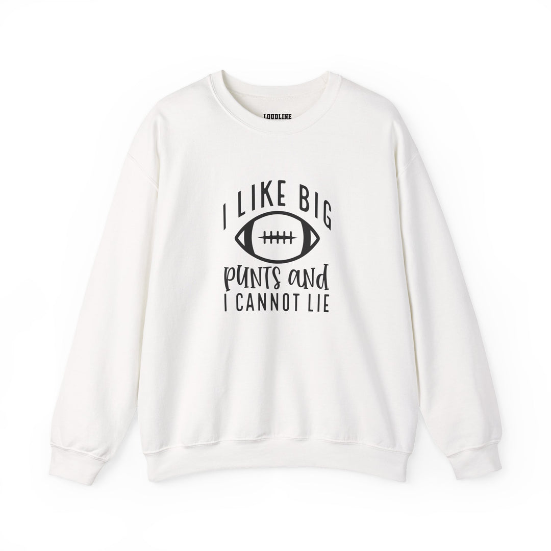 I Like Big Punts Football Unisex Adult Crewneck Sweatshirt