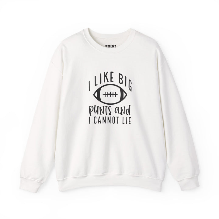 I Like Big Punts Football Unisex Adult Crewneck Sweatshirt