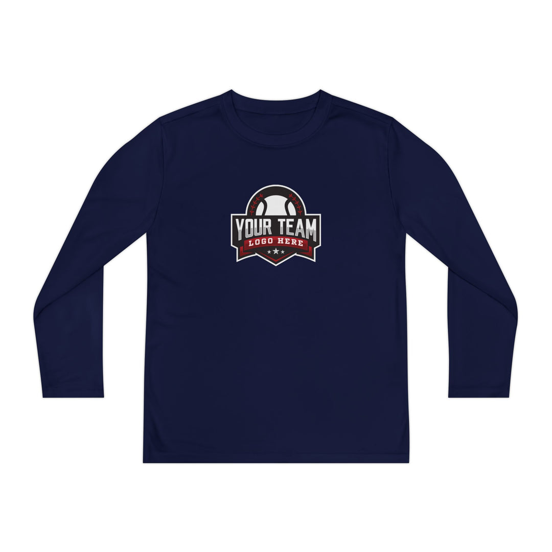 Unisex Youth Long Sleeve Moisture Wicking Shirt