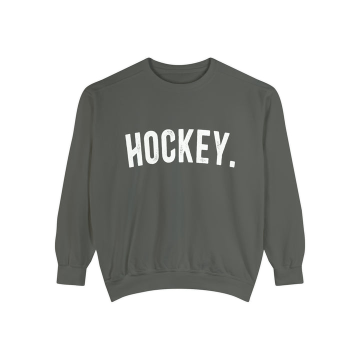 Rustic Design Hockey Unisex Adult Premium Crewneck Sweatshirt