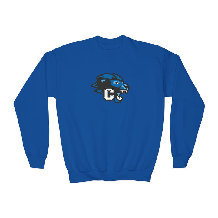 Canton Lions Football &amp; Cheer Unisex Youth Standard Crewneck Sweatshirt