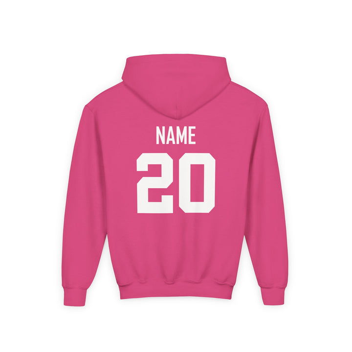 Latrobe Boys Soccer Unisex Youth Hooded Sweatshirt - Cancer Design