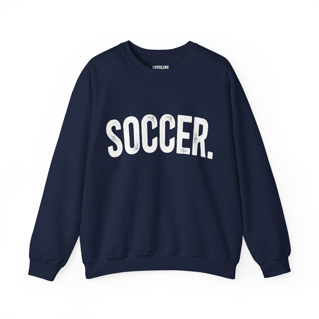 Rustic Design Soccer Unisex Adult Crewneck Sweatshirt