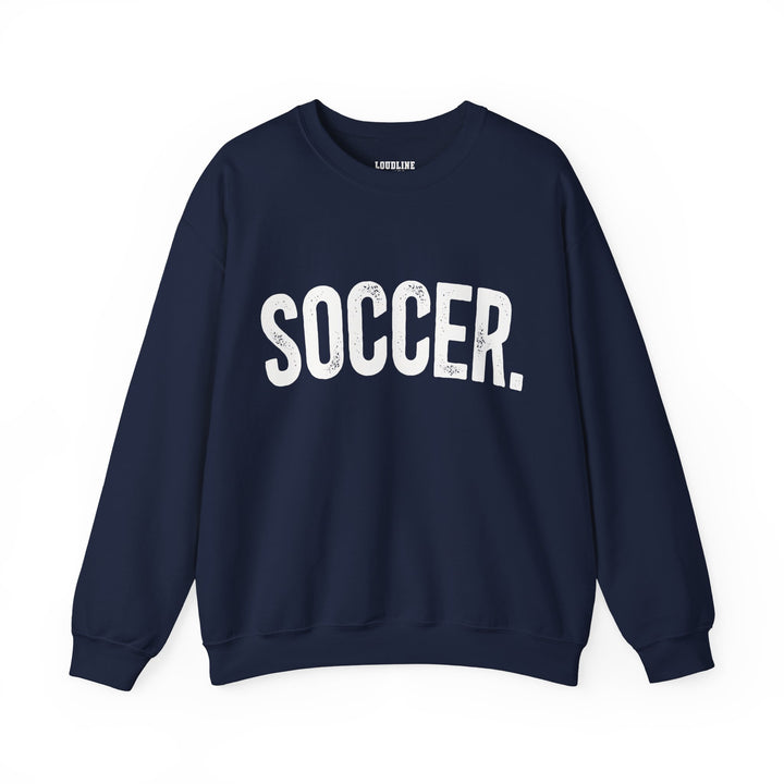 Rustic Design Soccer Unisex Adult Crewneck Sweatshirt