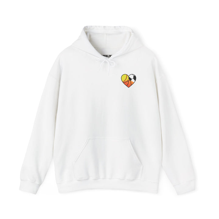 Sports Heart Design Unisex Adult Hoodie
