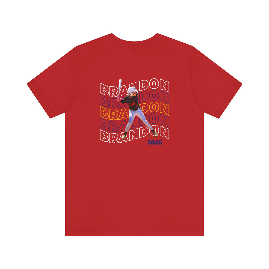 Cooperstown Picture Wavy Name Front &amp; Back Design - Unisex Adult T-Shirt