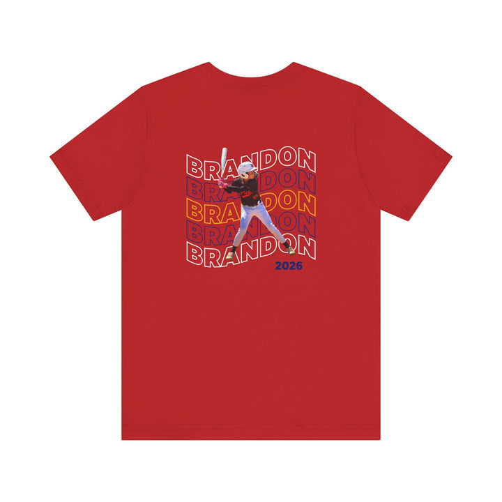 Cooperstown Picture Wavy Name Front &amp; Back Design - Unisex Adult T-Shirt