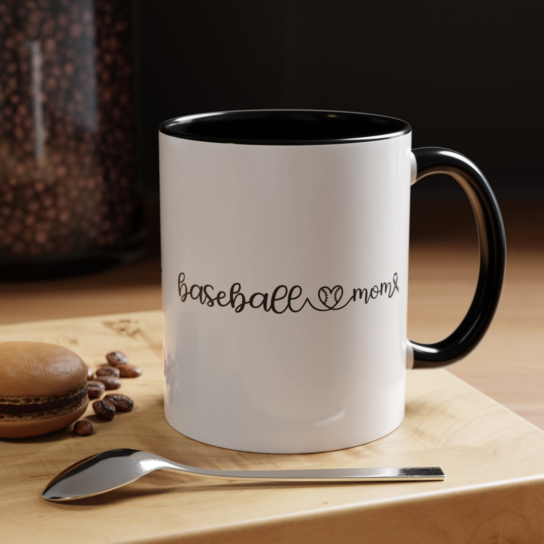 Cancer Collection Pick Your Sport Mom Ribbon &amp; Heart 11oz Accent Mug