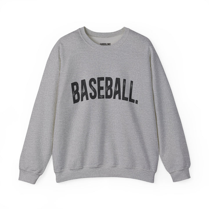 Rustic Design Baseball Unisex Adult Crewneck Sweatshirt