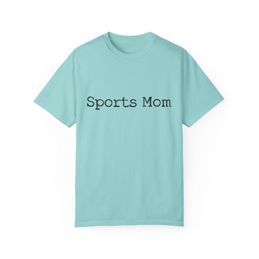 Sports Mom Unisex Adult Premium T-Shirt - Typewriter Design