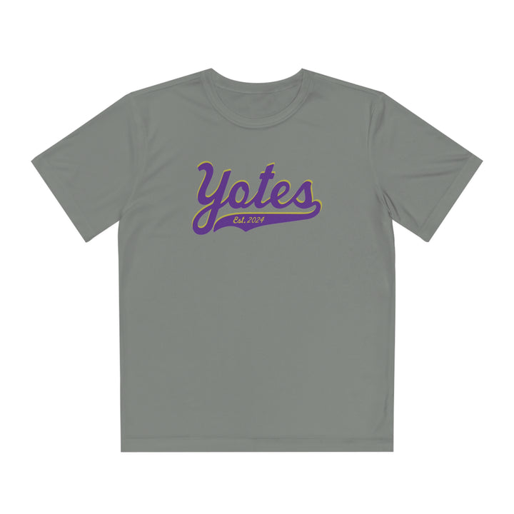 Chewsville Coyotes Unisex Youth Short Sleeve Competitor Moisture Wicking T-Shirt