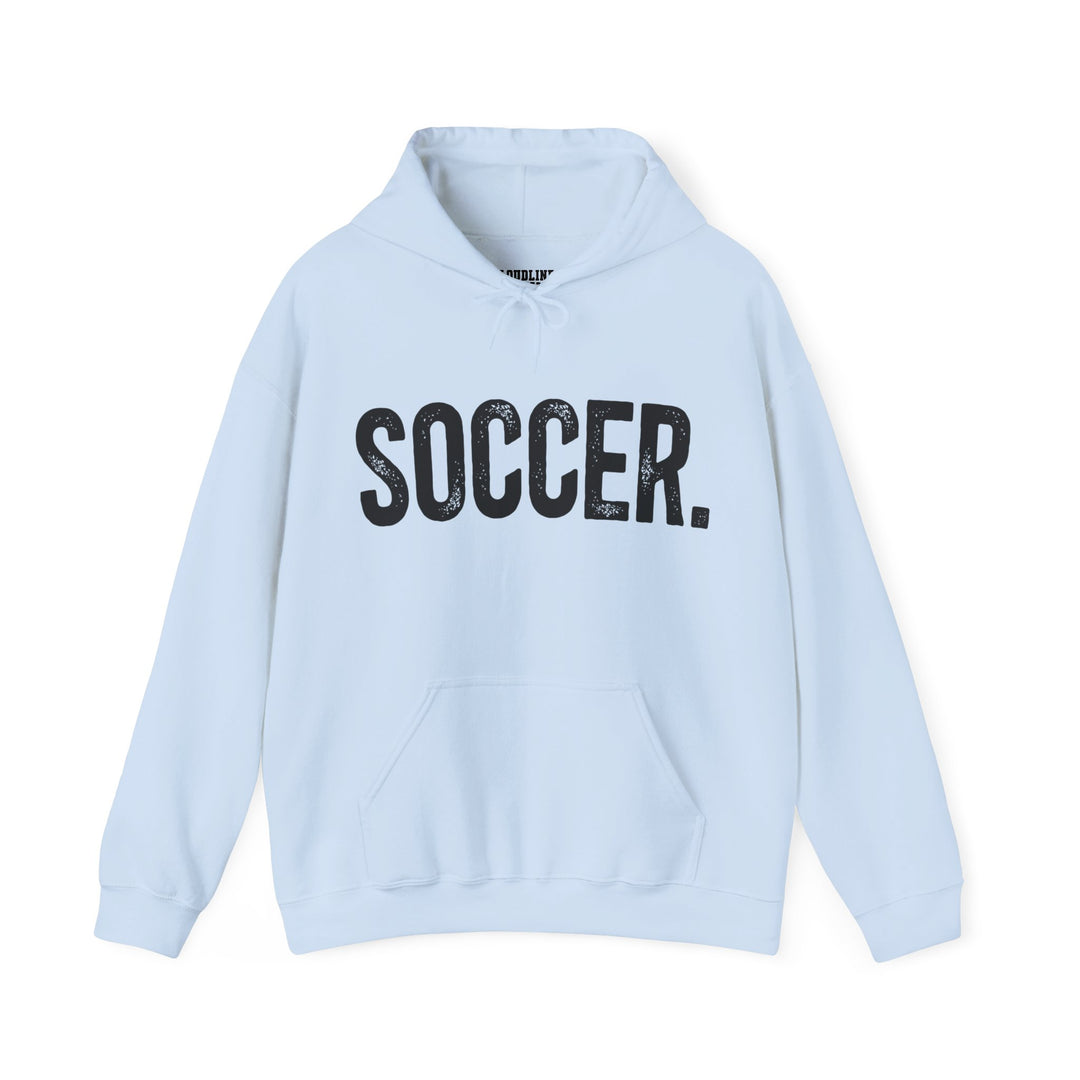 Rustic Design Soccer Unisex Adult Hooded Sweatshirt