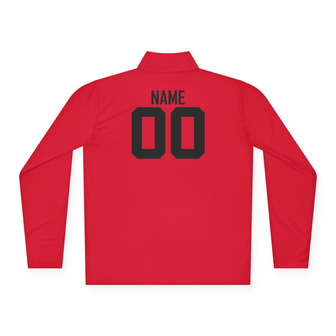 Unisex Adult Long Sleeve Quarter-Zip Pullover