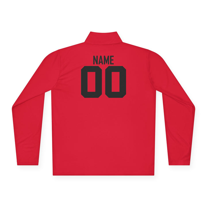 Unisex Adult Long Sleeve Quarter-Zip Pullover