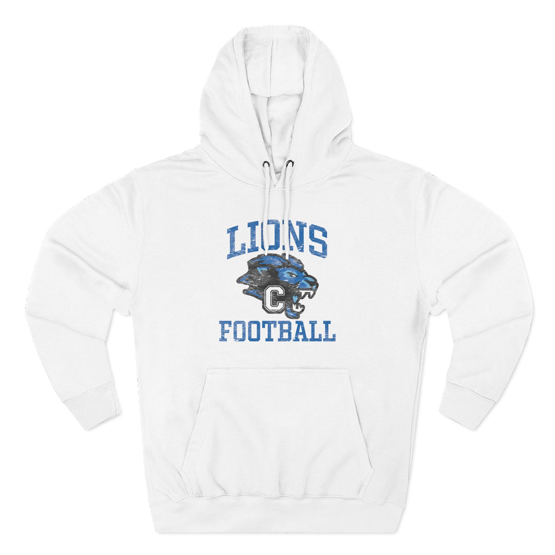 Canton Lions Football &amp; Cheer Unisex Adult Premium Hoodie Sweatshirt - Lions Football Design