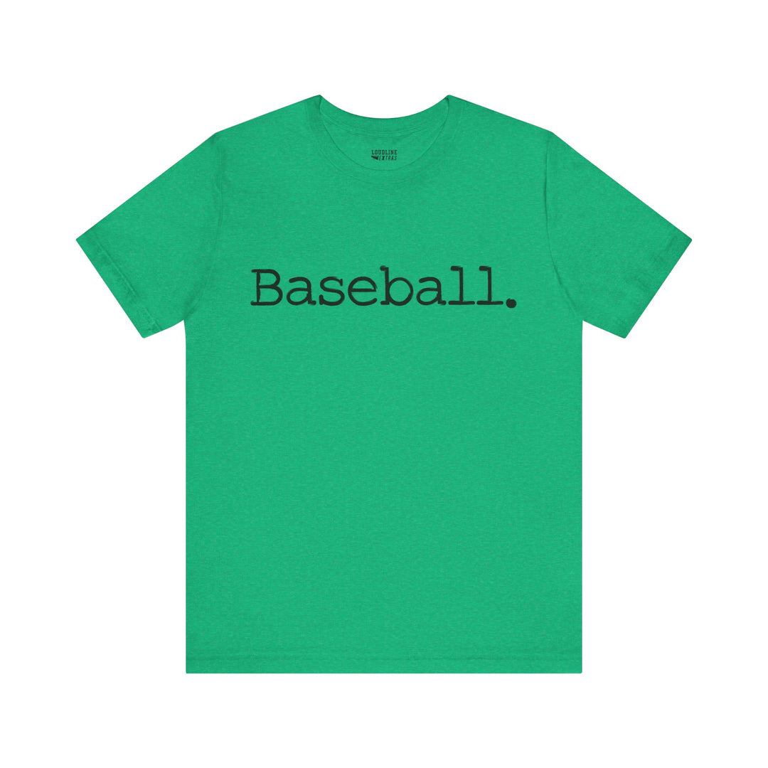 Typewriter Design Baseball Unisex Adult T-Shirt