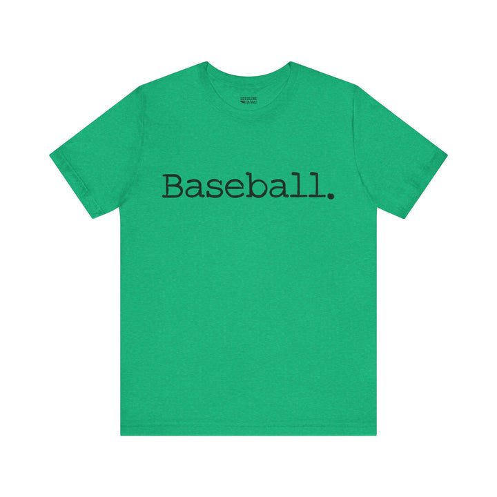 Typewriter Design Baseball Unisex Adult T-Shirt