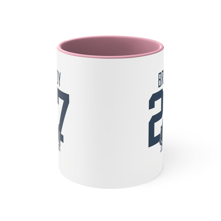 Iron Knights 11 oz Accent Mug - Last Name &amp; Knight Design