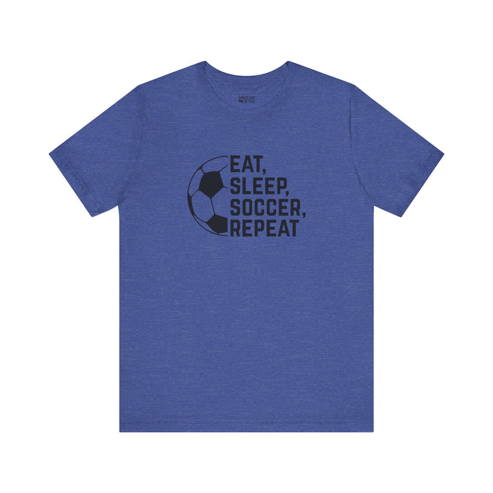 Eat Sleep Soccer Repeat Unisex Adult T-Shirt