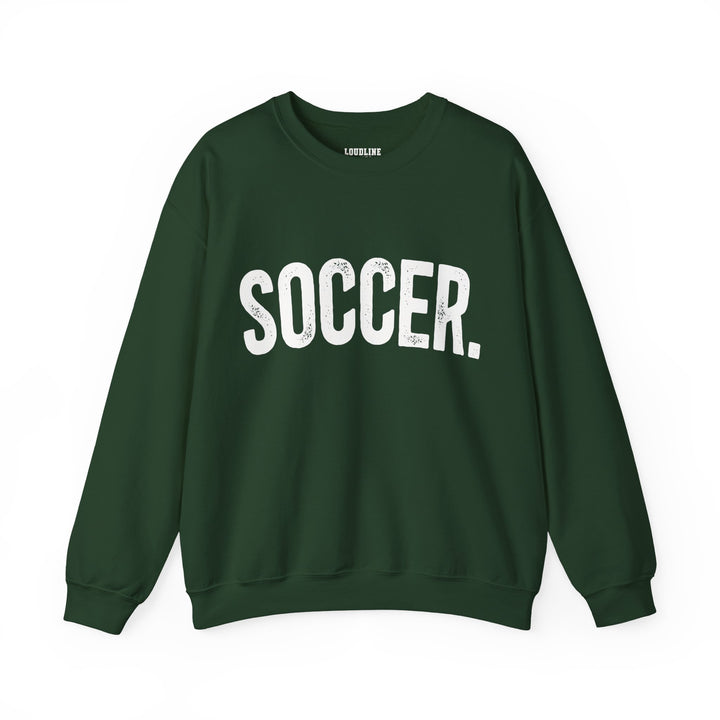 Rustic Design Soccer Unisex Adult Crewneck Sweatshirt