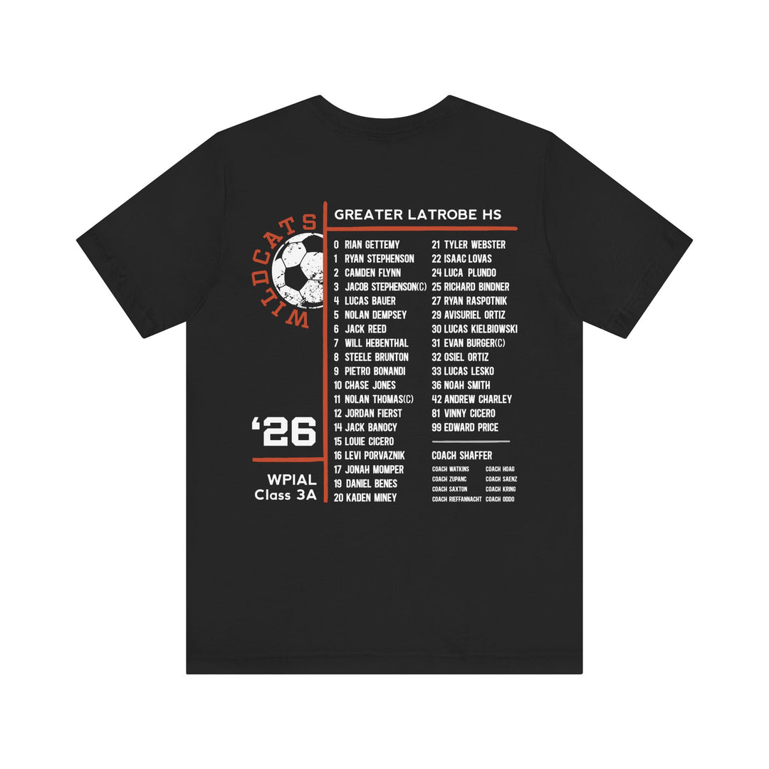 Latrobe Boys Soccer Unisex T-Shirt - League Shirt 2026 - Roster