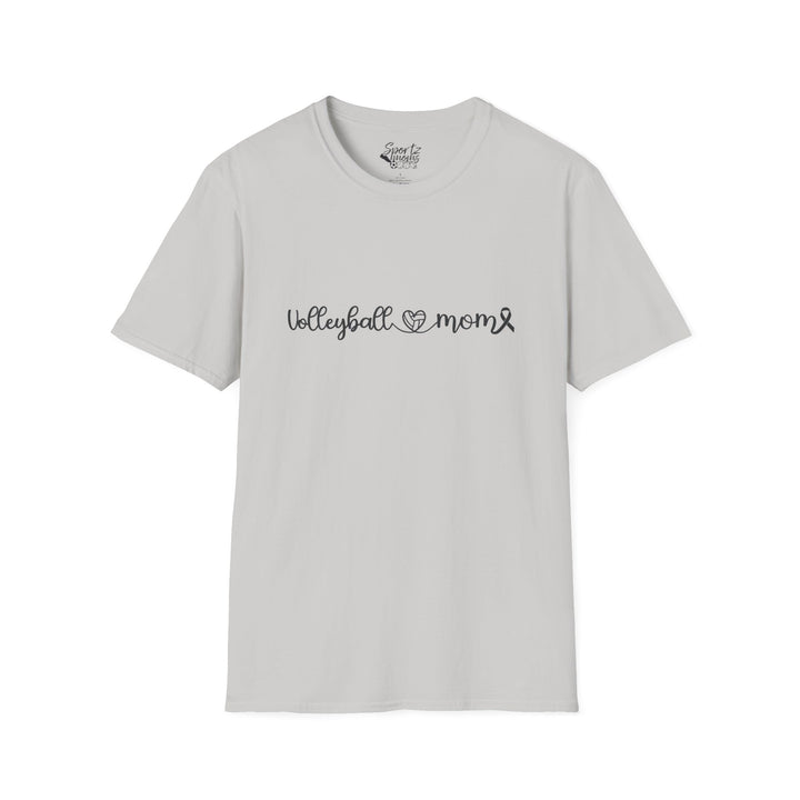 Cancer Collection Pick Your Sport Mom Ribbon &amp; Heart Adult Unisex T-Shirt