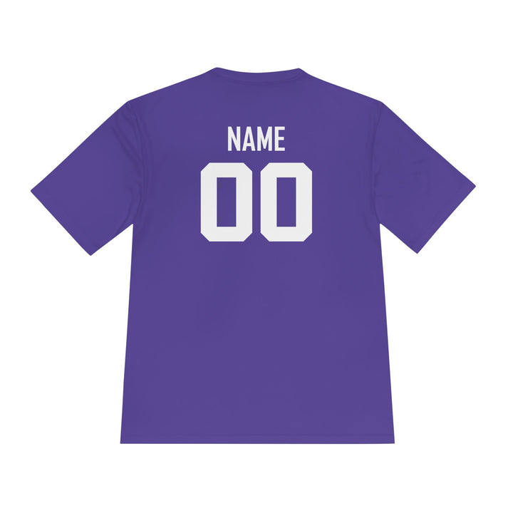 T-Black Dugout Unisex Adult Moisture Wicking T-Shirt - Front Design Only w/Optional Customization