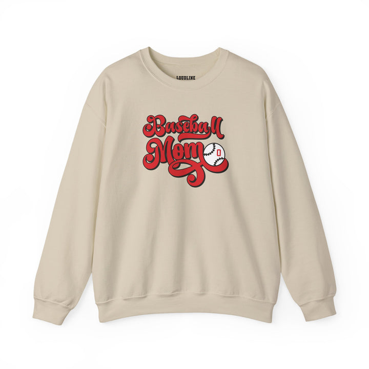 Baseball Mom Personalized Unisex Adult Crewneck Sweatshirt