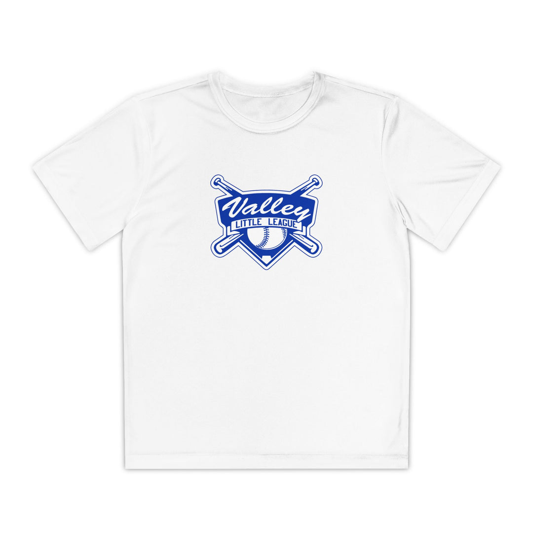 Valley Little League Unisex Youth Short Sleeve Competitor Moisture Wicking T-Shirt