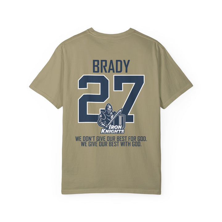 Iron Knights Premium Adult Unisex T-Shirt w/Knight Logo, Name &amp; Number on back