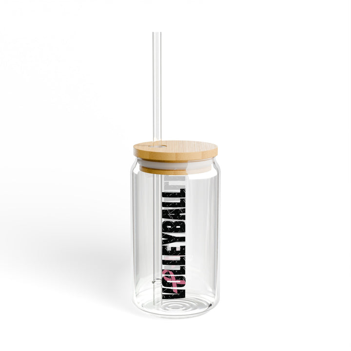 Cancer Ribbon Pick Your Sport 16oz Sipper Glass