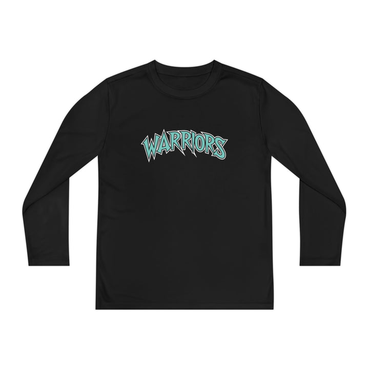 Warriors Unisex Youth Long Sleeve Moisture Wicking Shirt