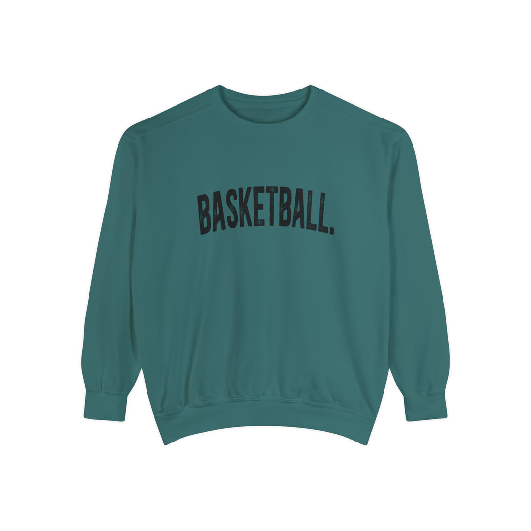 Rustic Design Basketball Unisex Adult Premium Crewneck Sweatshirt
