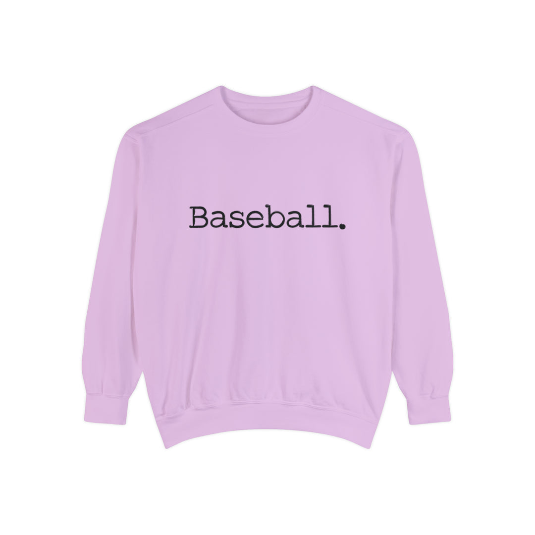 Typewriter Design Baseball Unisex Adult Premium Crewneck Sweatshirt