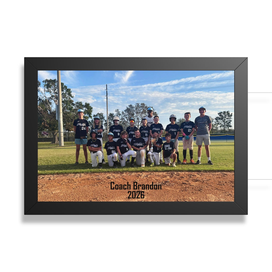 Coach/Team Custom Picture Framed Art