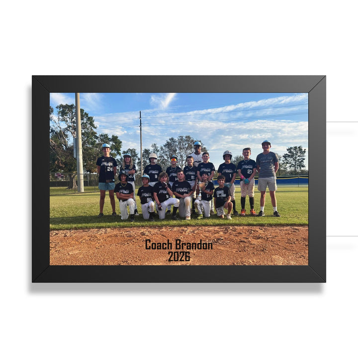 Coach/Team Custom Picture Framed Art